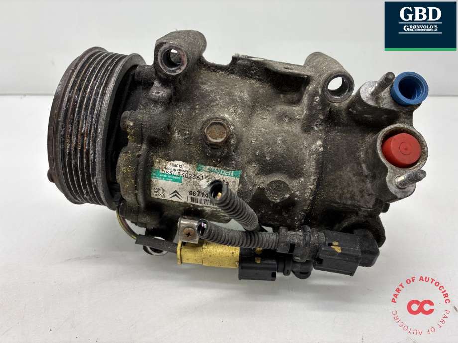Aircondition kompressor til Peugeot 508, 2014-2018 (Type I, Fase 2)  (98 242 872 80)