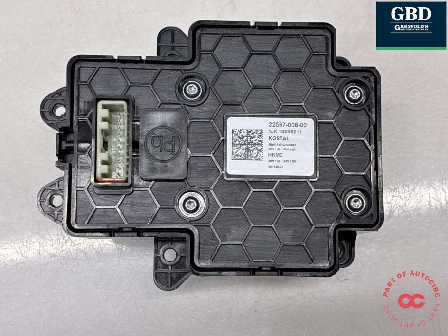 Girstang/girvelger automat til Hyundai Kona 2017-2021 (Type I, Fase 1) (|22597-008-00)