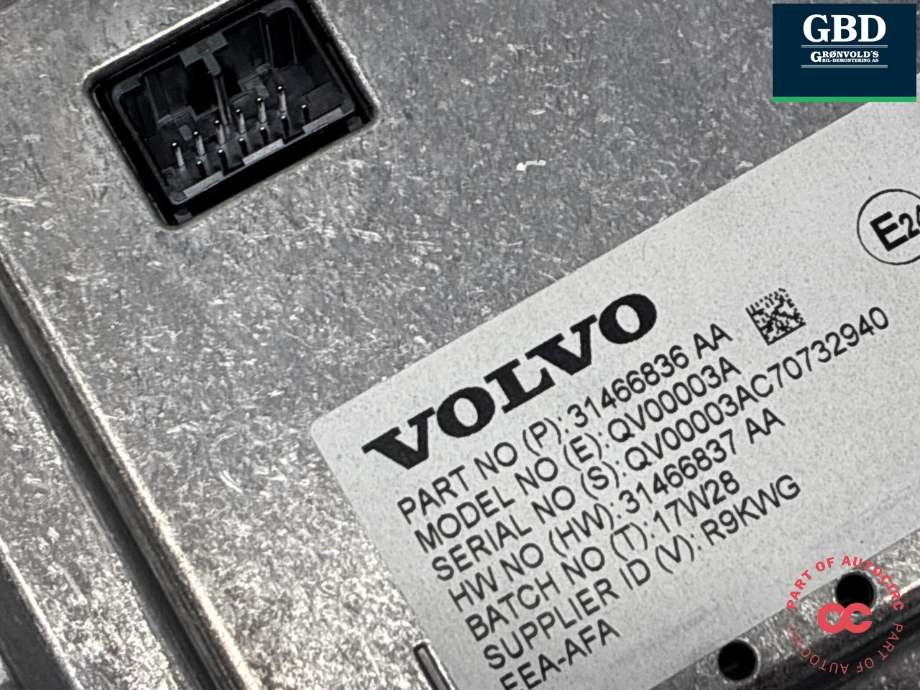 Multimedia display (MCU - Media Controller Unit) til Volvo V90 / V90 CC / S90 2016-->> (36010873|31466836 AA|)