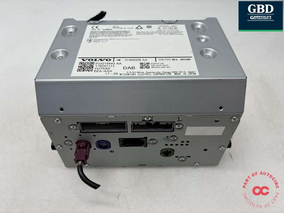 Bilstereo navigasjon til Volvo V90 / V90 CC / S90, 2016-->> (36011499)