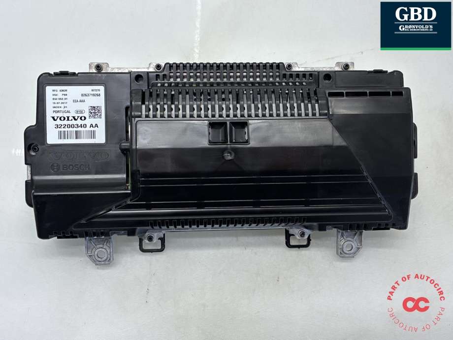 Instrumentpanel til Volvo V90 / V90 CC / S90 2016-->>  (36051311|32200340|0263719268)