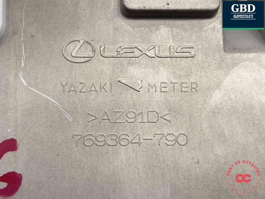 Instrumentpanel til Lexus RX 2016-->> (Type IV) (AL20) (AL20) (838004D842|838004D840|)