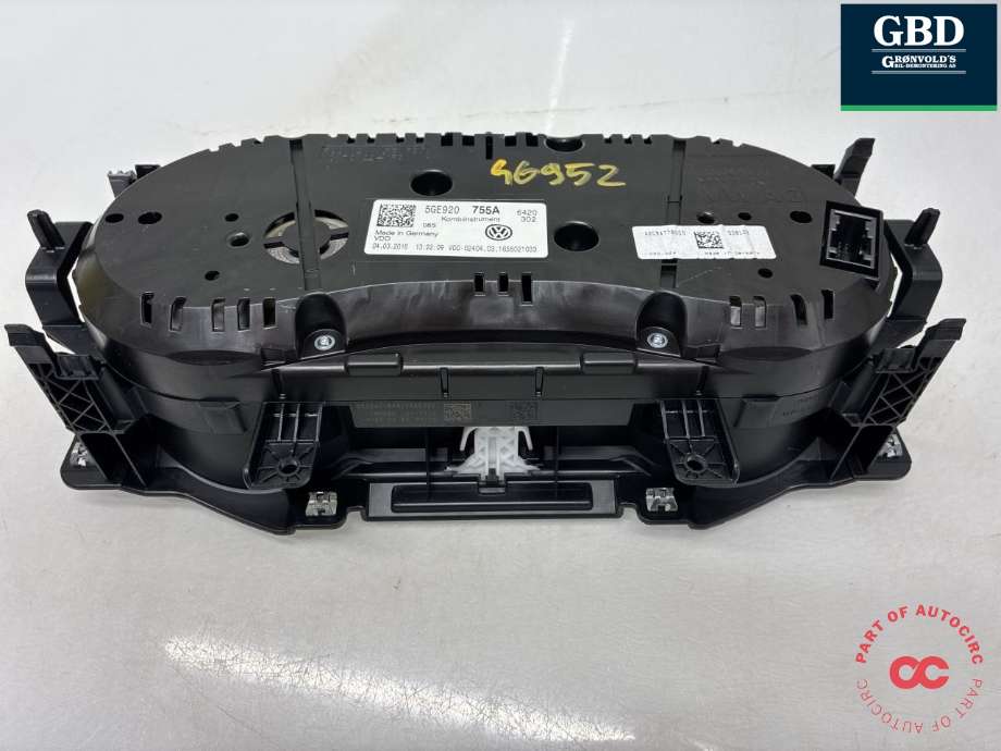Instrumentpanel til VW e-Golf 2014-2017 (Fase 1)  (5GE 920 755 A|)
