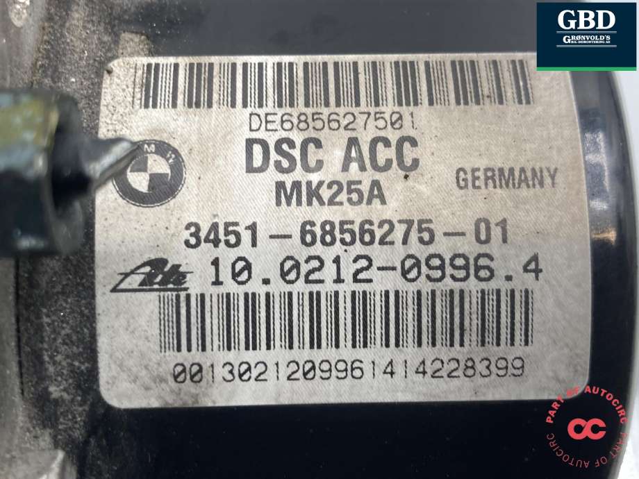 ABS sentral til BMW X4 2014-2018 (F26) (F26) (34 51 6 881 327|3451-6856275-01|)