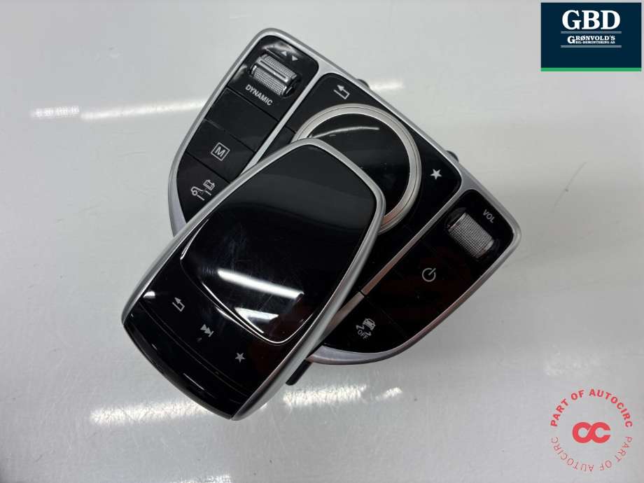 Bilstereo navigasjon betjeningspanel til Mercedes GLC, 2015-2022 (X253) (X253) (CONTINENTAL|A 166 900 84 22)