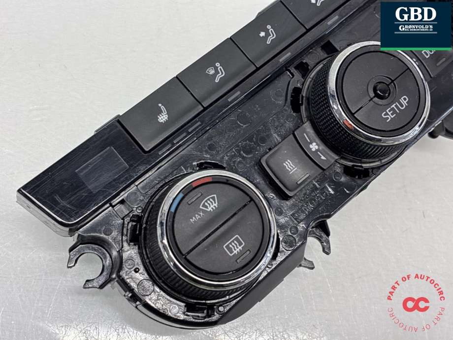 Varmeapparat betjening til Škoda Octavia 2013-2016 (Type III, Fase 1)  (5E0 907 044 B|5E0907044G|5E0 907 044 B  YMS)