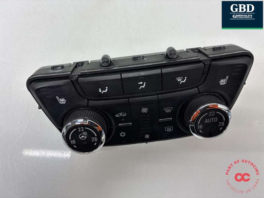 Varmeapparat betjening til Opel Mokka 2012-2016 (Type I, Fase 1) (13429874|20765760|)