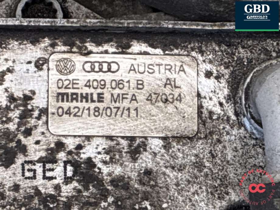 Girkasse automat til VW Sharan 2010-->> (Type II)  (NJQ|02E 300 058 J|02E 300 058 JX)