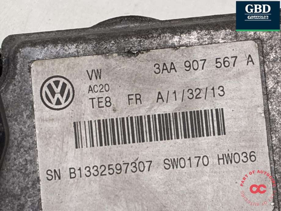 Sensor radar til VW Passat 2011-2015 (B7) (B7) (3AA 907 567 A|)