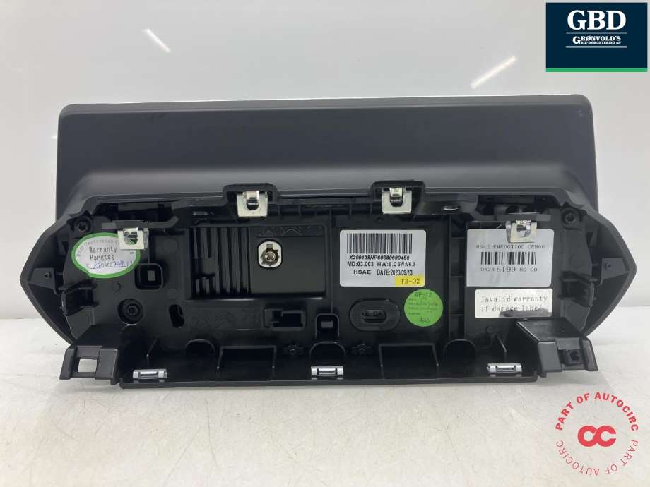 Bilstereo navigasjon skjerm til Peugeot e-2008 2019-->>  (98 414 520 80|)