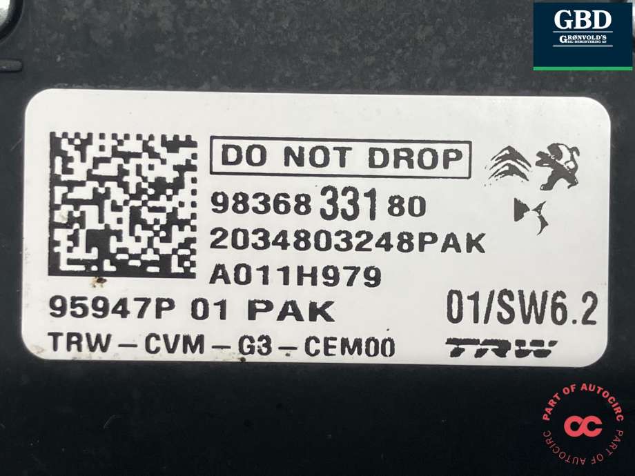 Kamera til Peugeot e-2008 2019-->> (16 854 017 80|16 926 653 80|)
