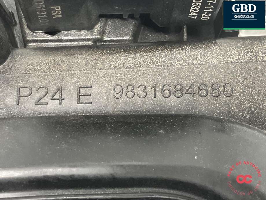 Ladeluke karosseri elbil til Peugeot e-2008 2019-->>  (98 505 825 80|98 316 846 80|)