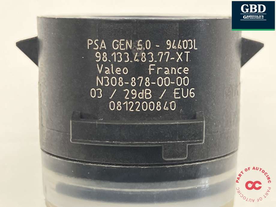 Parkeringssensor foran til Peugeot e-2008 2019-->>  (16 483 889 80|)