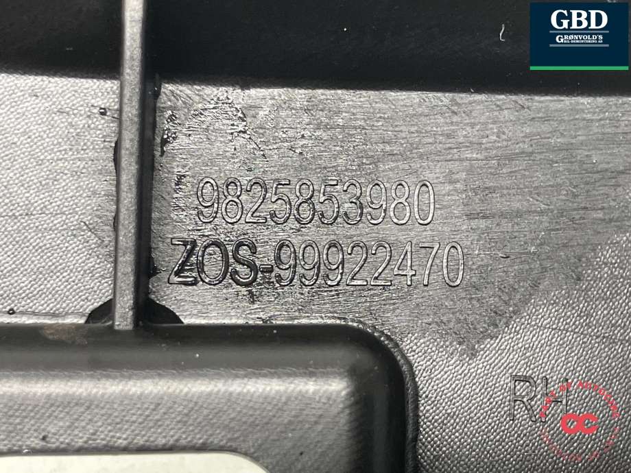 Støtfanger bak feste til Peugeot e-2008 2019-->>  (16 685 114 80|)