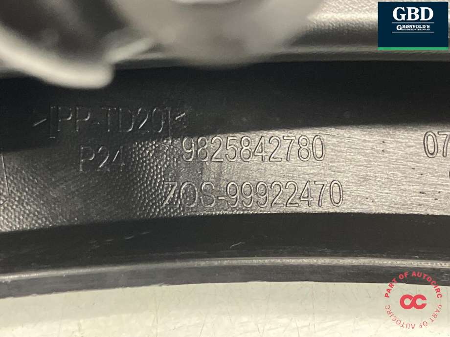 Støtfanger bak feste til Peugeot e-2008 2019-->>  (16 685 114 80|)