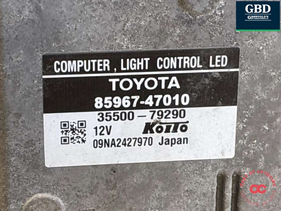 Frontlykt høyre full-LED til Toyota Prius 2009-2016 (Type III) (COMBI) (COMBI) (8114547350|)