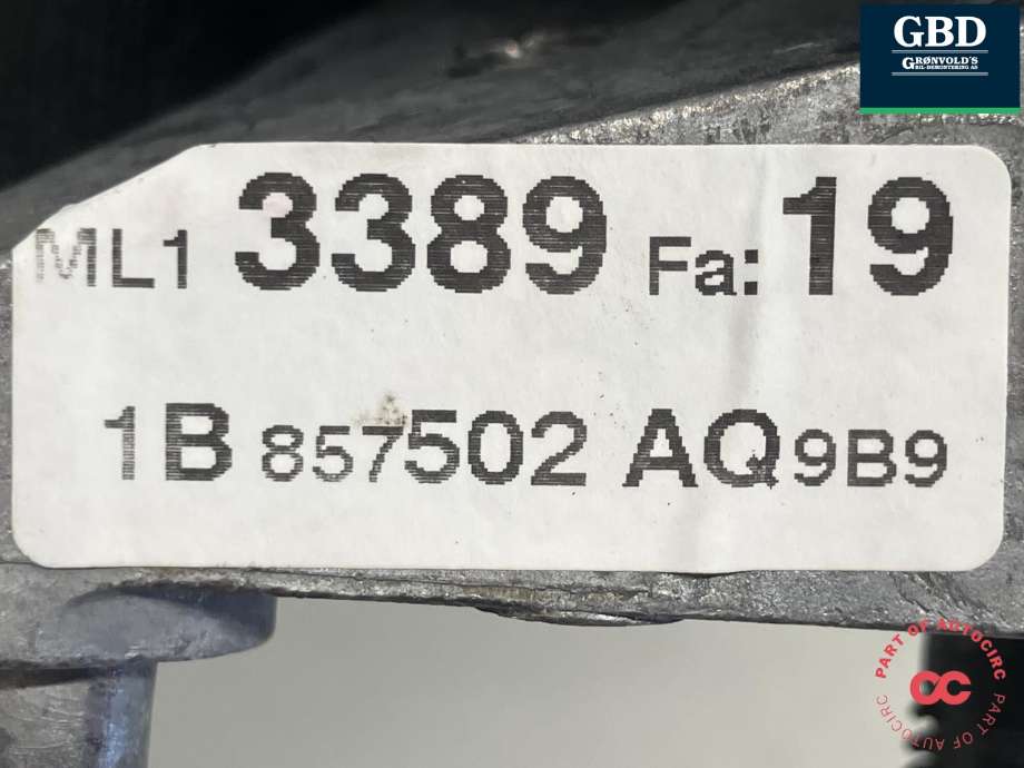 Speil høyre til VW ID.4 2020-->> (11B 857 508 AL 9B9|11B 587 502 AQ|)