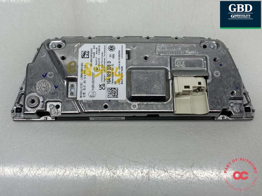 Instrumentpanel til VW ID.3 2020-->> (10A 920 320 D|)