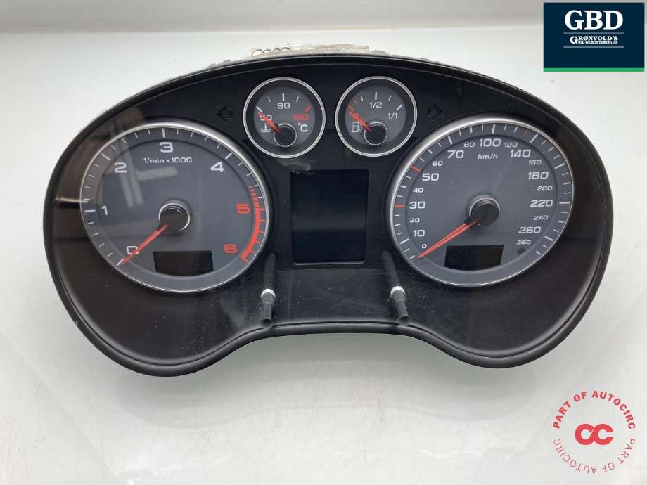 Instrumentpanel til Audi A3, 2009-2012 (Type II, Fase 2) (8P0 920 932 G)