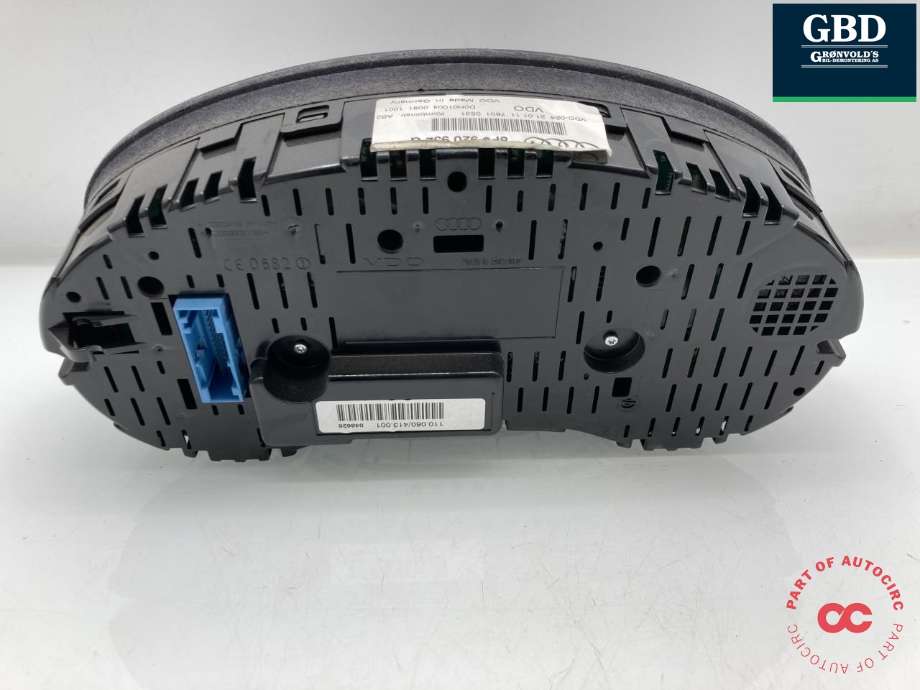 Instrumentpanel til Audi A3 2009-2012 (Type II, Fase 2) (8P0 920 932 G|8P0 920 932 GX|)