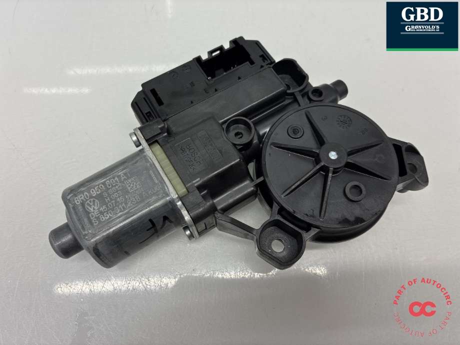 Ruteheis, kun motor, venstre foran til VW Polo 2014-2017 (Type V, Fase 2)  (6R0 959 801 DJ 000|0 130 822 531|6R0 959 801 DJ)