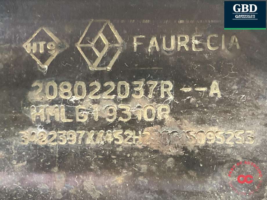Partikkelfilter til Mercedes Citan 2021-->> (W420) (W420) (A 420 490 93 00|208022037RA|)