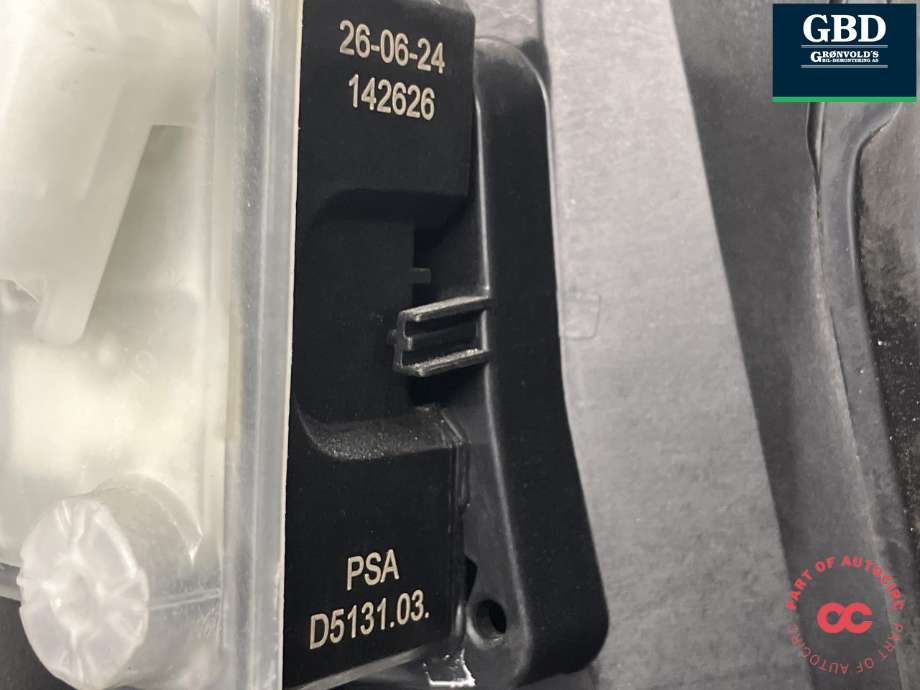 Ladeluke karosseri elbil til Citroën Berlingo 2019-->> (Type III)  (98 426 609 80|142626|B648-B649 8122)