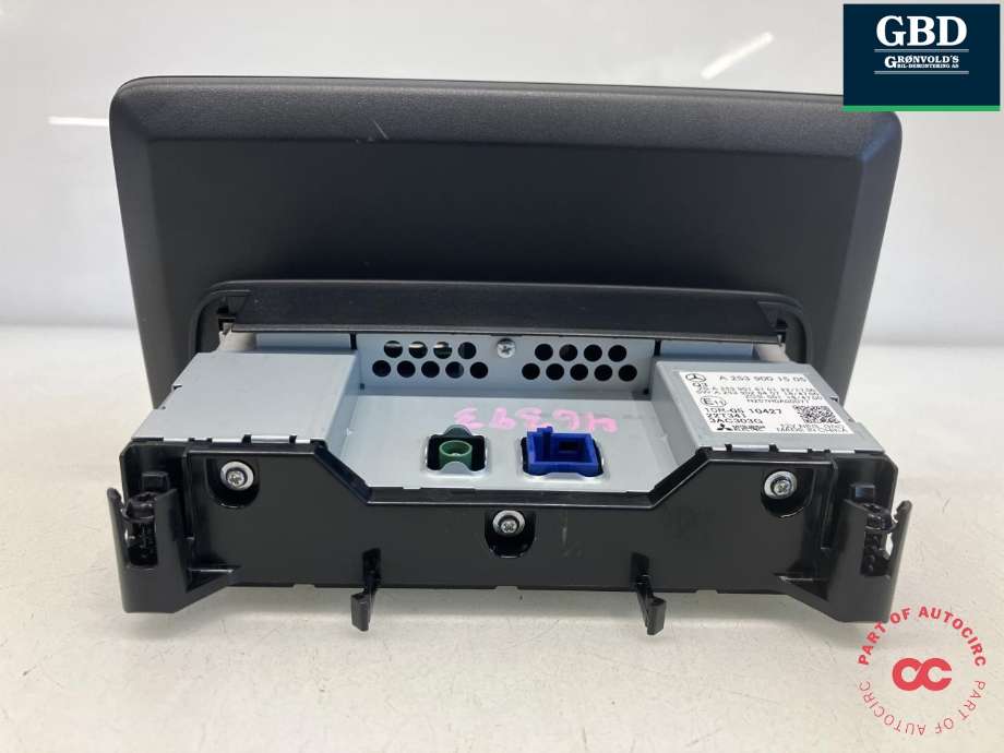 Bilstereo navigasjon skjerm til Mercedes Citan 2021-->> (W420) (W420) (MITSUBISHI|A 253 900 15 05|A 253 901 87 01|A 253 902 64 07)
