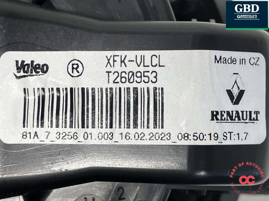 Varmeapparat motor til Mercedes Citan 2021-->> (W420) (W420) (VALEO|A 420 830 27 00|T260953|)