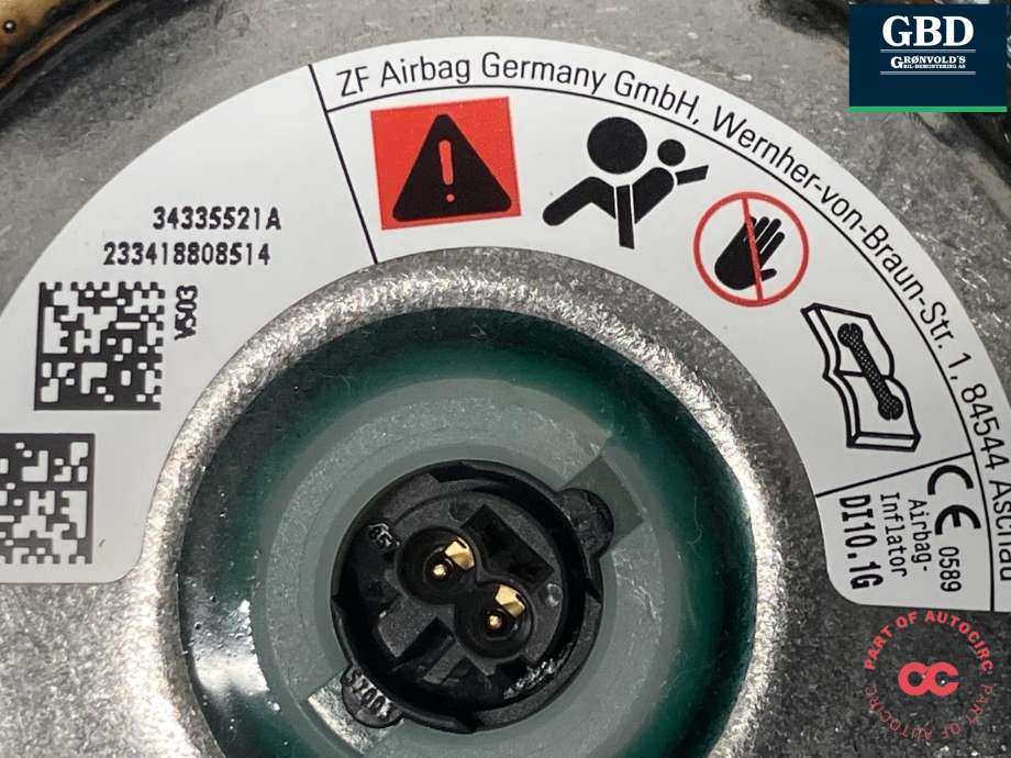 Airbag rattpute til Nissan Ariya 2022-->> (K85105MP0E|)