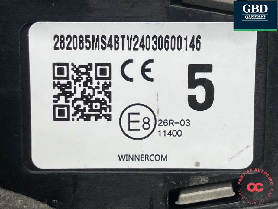 Antenne navigasjon til Nissan Ariya 2022-->>  (282085MS4C|282085MS4B|)