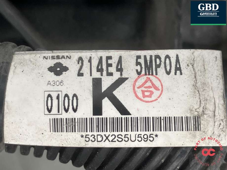 Kjølevifte elektrisk til Nissan Ariya 2022-->> (214815MP0A|)