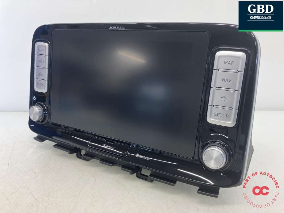Bilstereo navigasjon til Hyundai Kona, 2017-2021 (Type I, Fase 1)  (96560K 4100TMT)