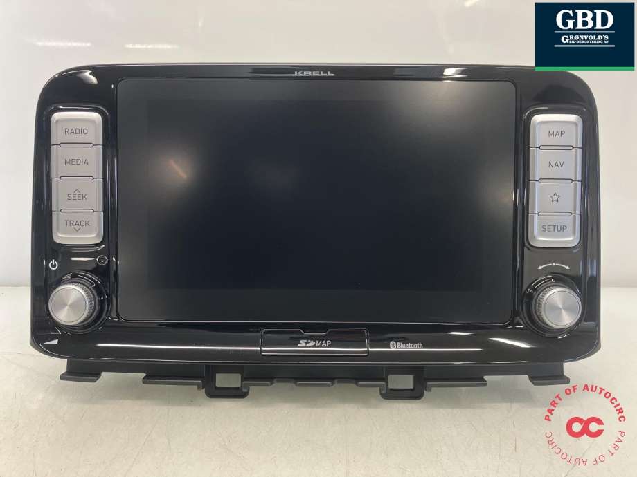 Bilstereo navigasjon til Hyundai Kona 2017-2021 (Type I, Fase 1)  (96560K 4100TMT|)