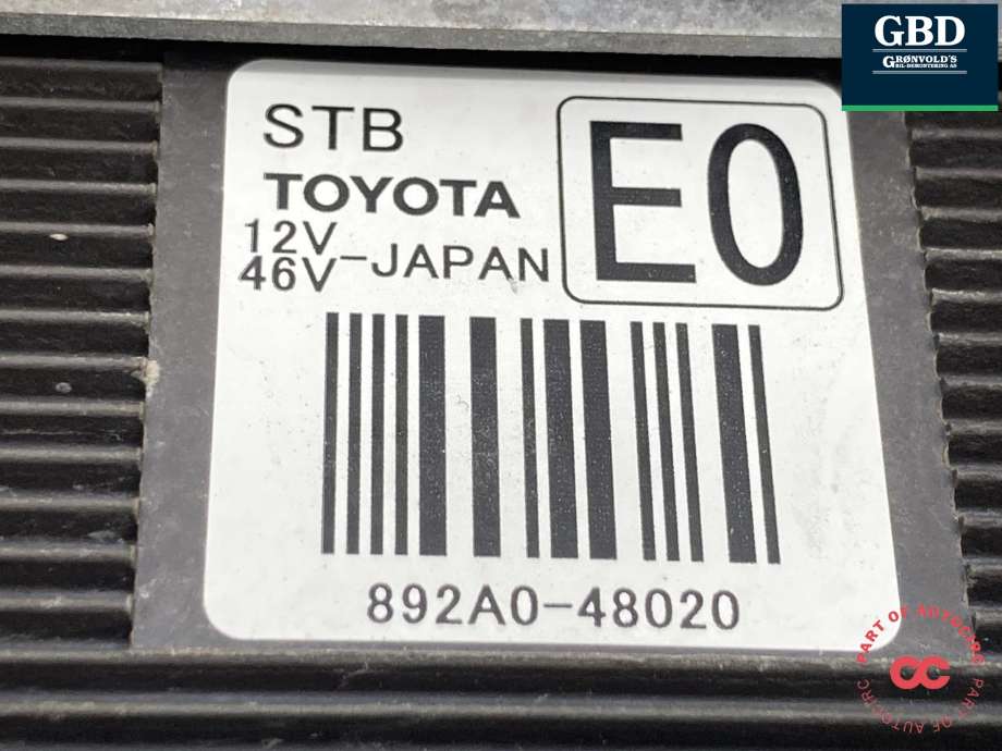 Styreenhet diverse til Lexus RX 2016-->> (Type IV) (AL20) (AL20) (892A248020|892A0-48020|)