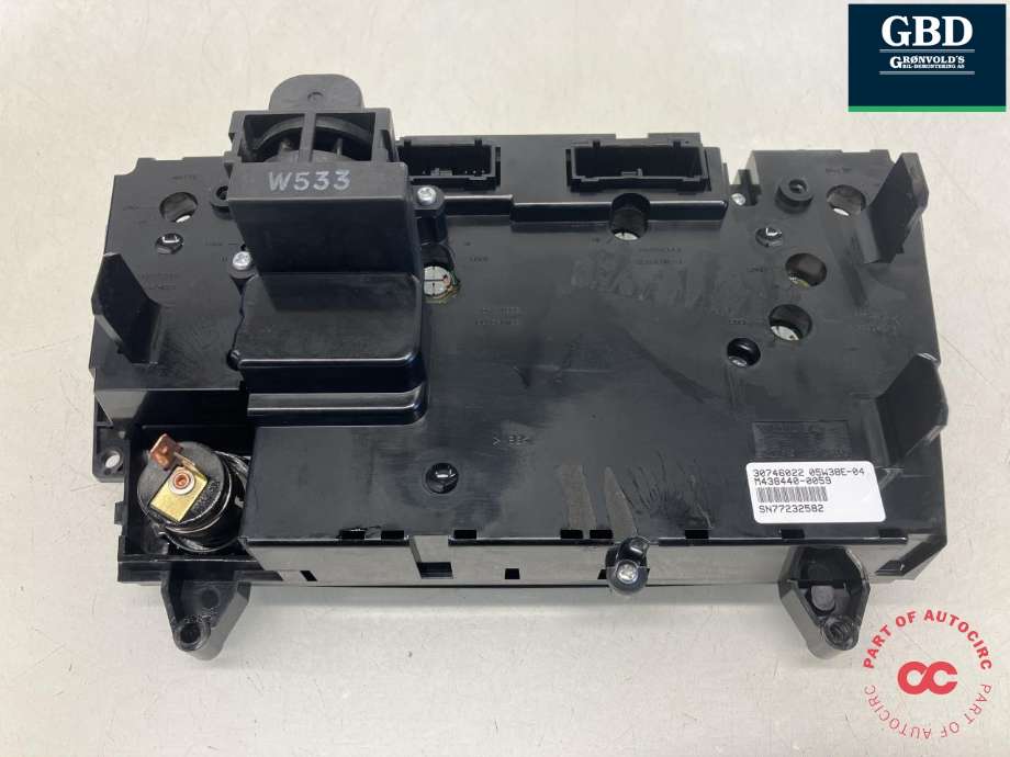 Varmeapparat betjening til Volvo XC70 2005-2007 (Type I, Fase 2) (30746022|)