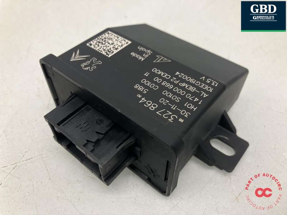 Styreenhet lys (LCM - Light Control Module) til Peugeot e-2008, 2019-->>  (98 327 864 80)