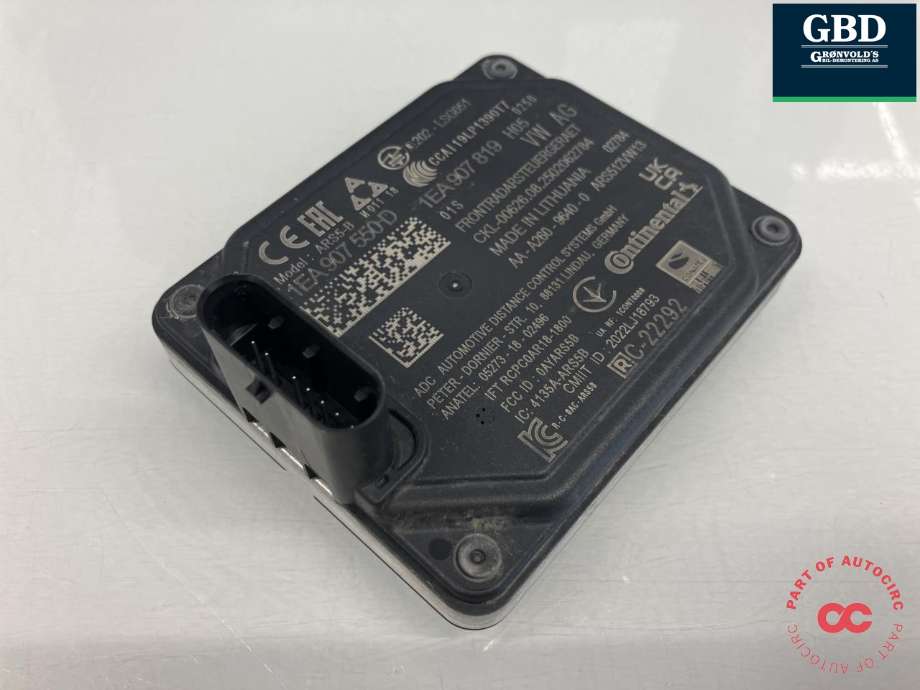 Sensor radar til VW ID.4 2020-->>  (CONTINENTAL|1EA 907 550 D|1EA 907 819|)