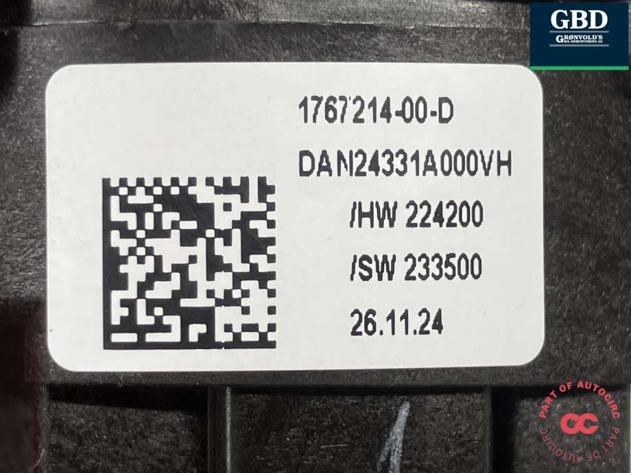 Airbag slepering til Tesla Model 3 2024-->> (Fase 2)  (1767214-00-C|1767214-00-B | 1767214-00-D|1767214-00-E)