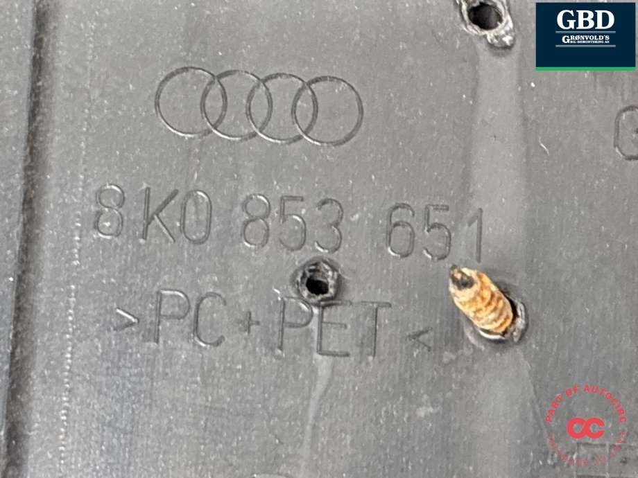 Grill til Audi A4 2007-2014 (Type IV) (B8) (B8) (8K0 853 651|8K0 853 651 1QP|)