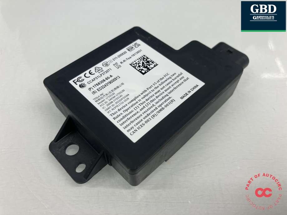 Styreenhet bluetooth til Tesla Model 3 2024-->> (Fase 2) (1758309-50-A|1758309-50-B|)