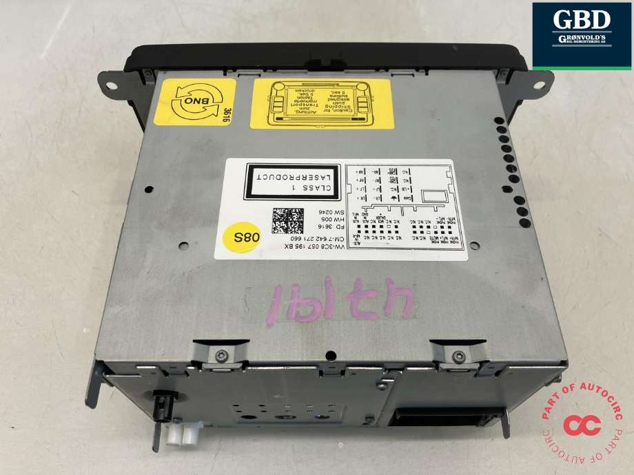 Bilstereo til VW Sharan 2010-->> (Type II) (1T0 057 680 D|)