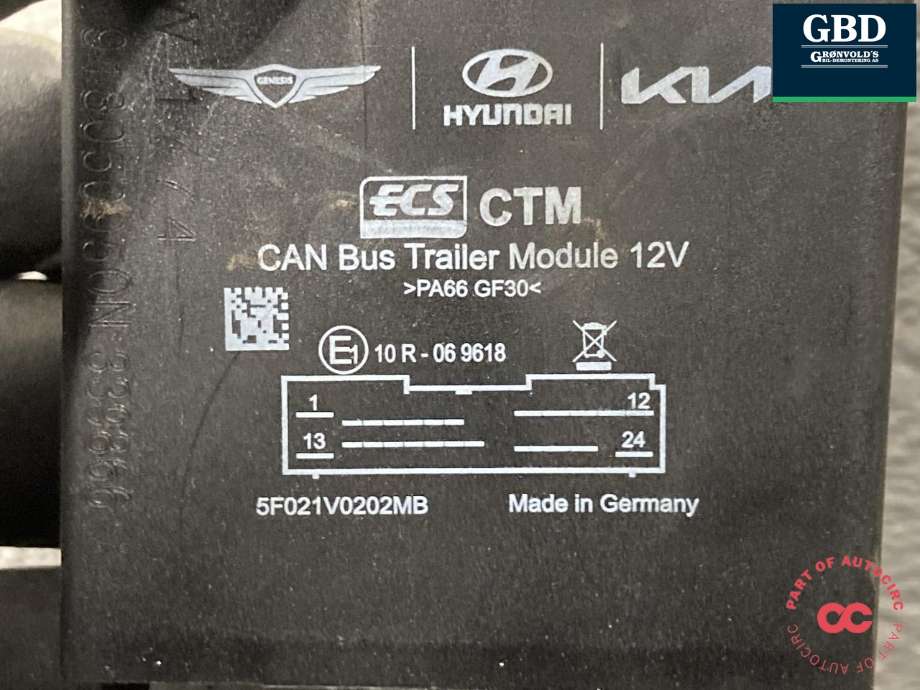Hengerfeste til Hyundai Kona 2024-->> (Type II) (|E13 55 R-02 4857|HF281ADE00)