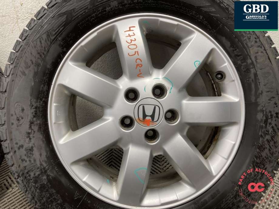 Hjulsett aluminium vinter til Honda CR-V 2007-2012 (Type III) (YOKOHAMA PIGGFRI|ICE GUARD GO25|225/65R17 PROD 23|6 1/2JX17 ET 50)
