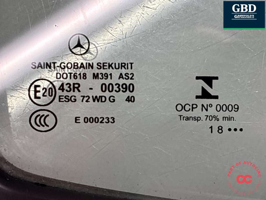 Siderute venstre foran til Mercedes Sprinter 2018-->> (907/910) (907/910) (A 910 725 10 00|43R-00390|)