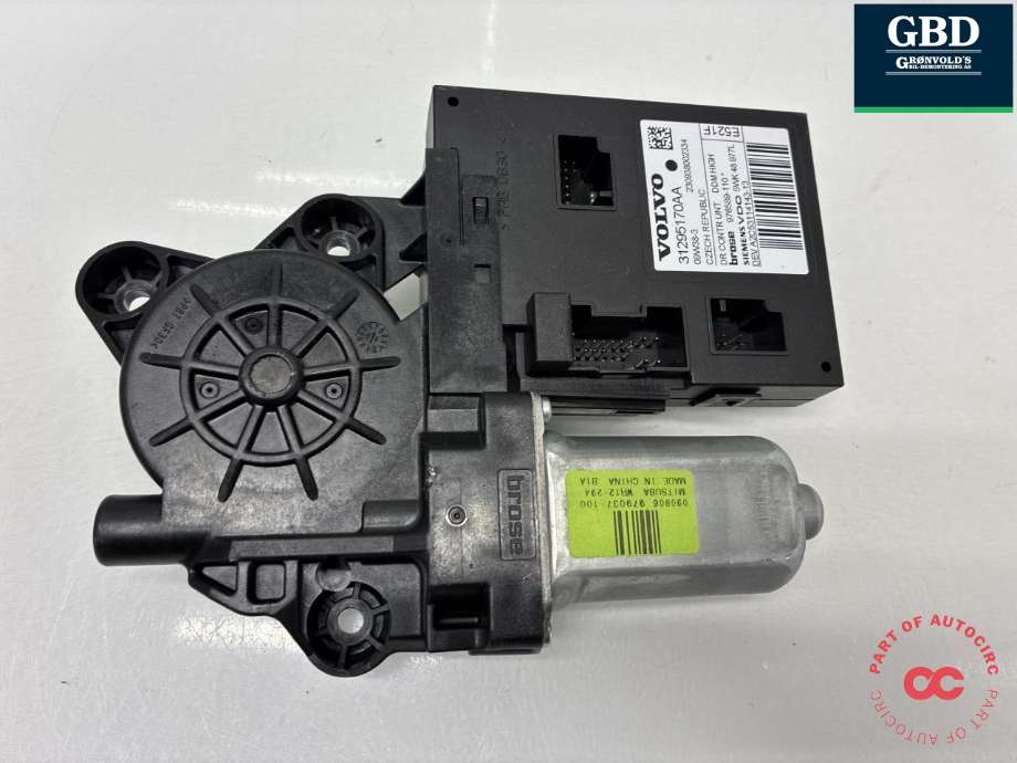 Ruteheis, kun motor, venstre foran til Volvo V70 2007-2013 (Type III, Fase 1) (30699645|31295170AA|)