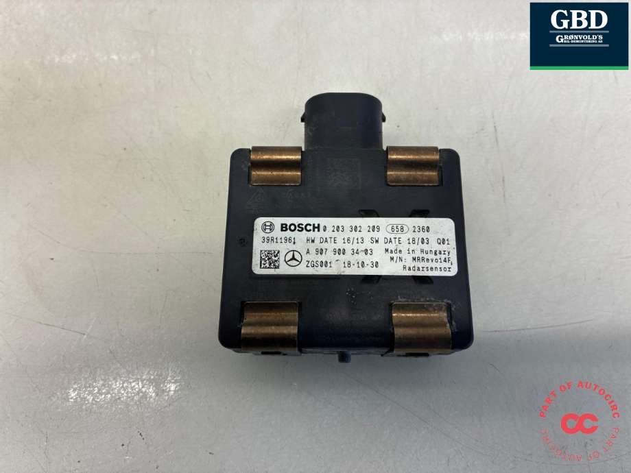 Sensor radar til Mercedes Sprinter 2018-->> (907/910) (907/910) (A 907 900 10 08|A 907 900 34 03|)