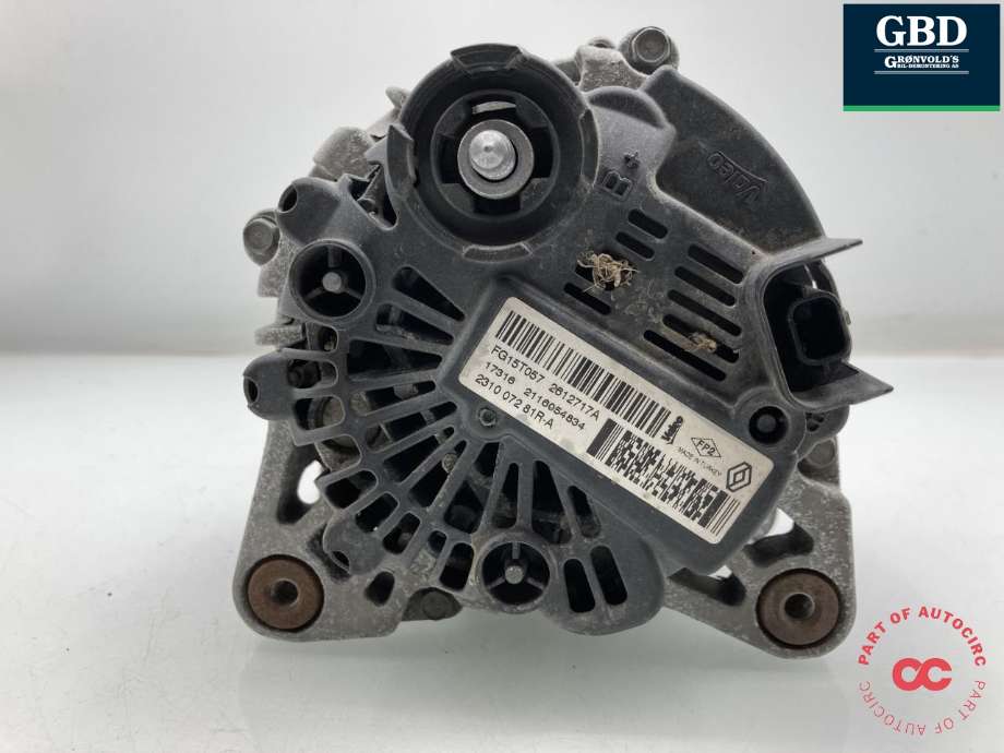 Dynamo diesel til Dacia Duster 2010-2017 (Type I)  (231007281R|231002552R|)