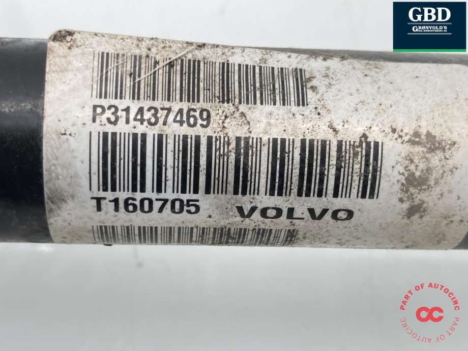 Drivaksel høyre bak, bensin/automat til Volvo XC90 2015-2025 (Type II)  (36012733|P31437469|)