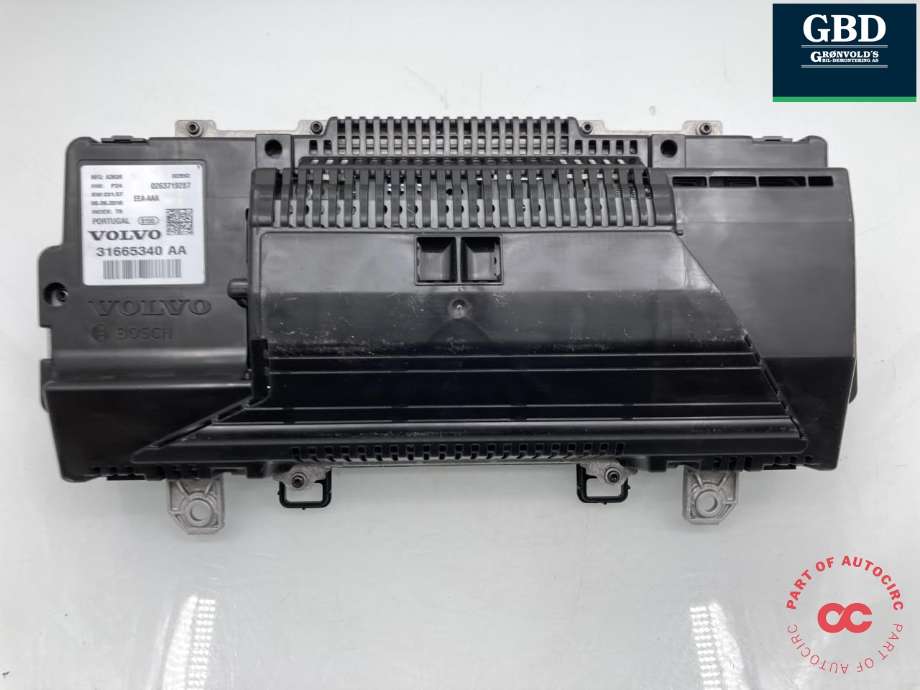 Instrumentpanel til Volvo XC90 2015-2025 (Type II)  (36051308|31665340 AA|)